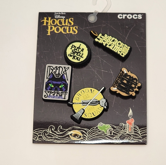 Disney Accessories Disney Hocus Pocus Croc Jibbitz Set Of 5 Nwt